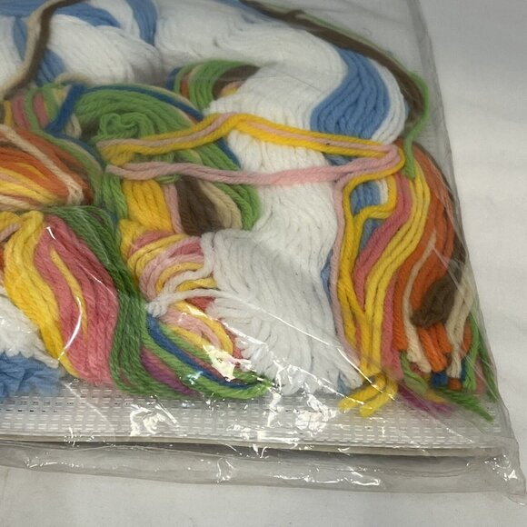 Vintage 1980 Dimensions Needlepoint Kit 2170 Baby Frame Birth Record Sealed - Picture 8 of 15